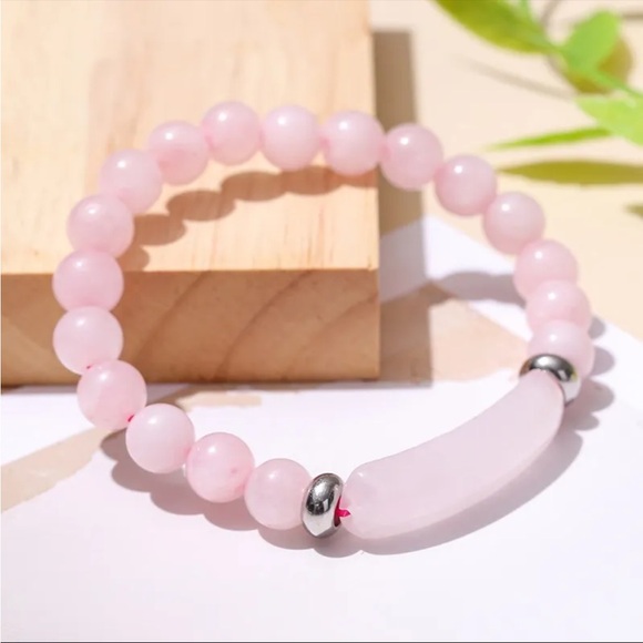 Link Jewelry - *BRAND NEW/ NEVER USED* Link Pheromone Rose Quartz Bracelet